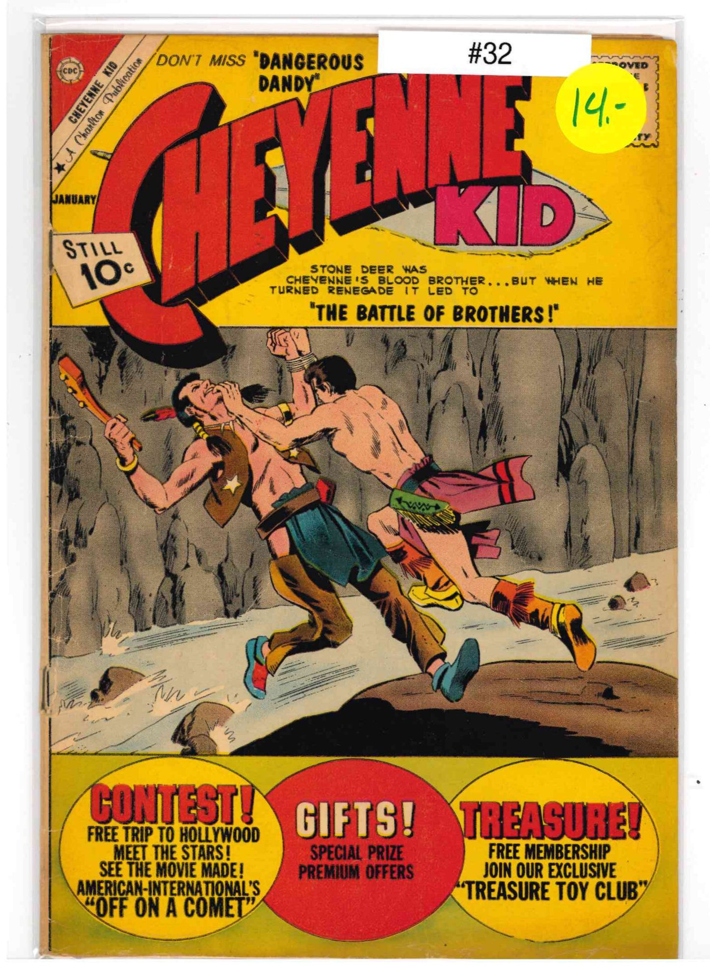 Cheyenne Kid #32 (Charlton Comics, 1964).