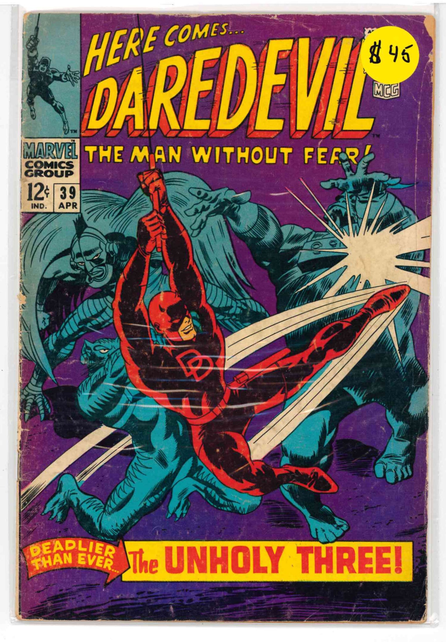 Daredevil #39 (1968) Marvel Comics