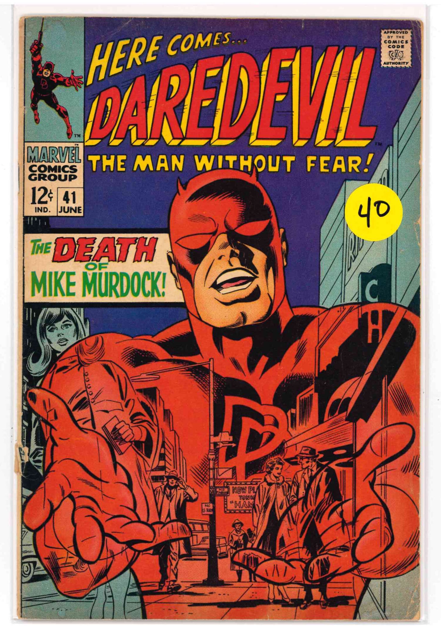 Daredevil #41 (1968) - Marvel Comics