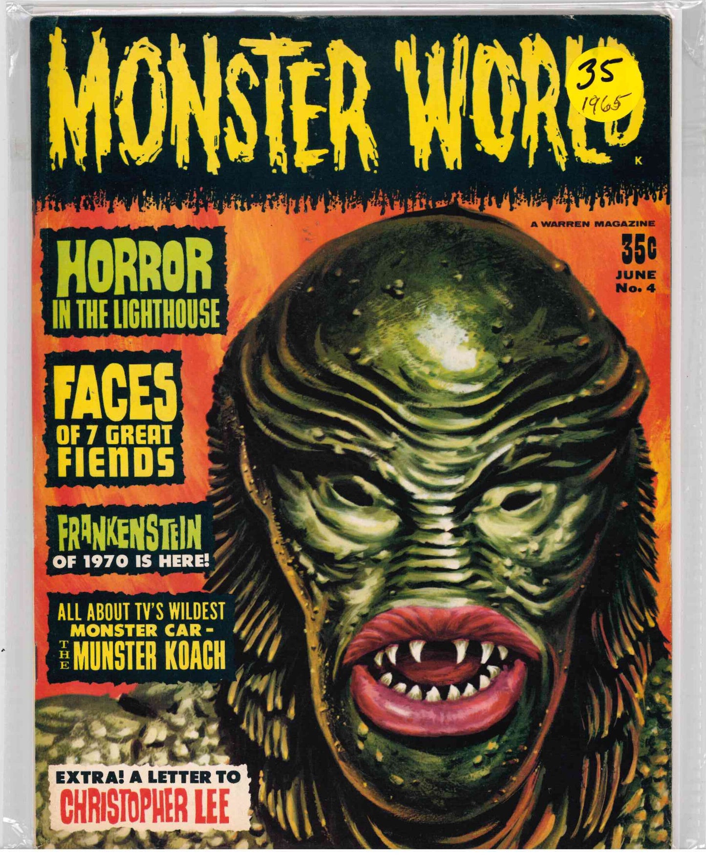 Monster World #4 (June 1965, Warren Publishing)