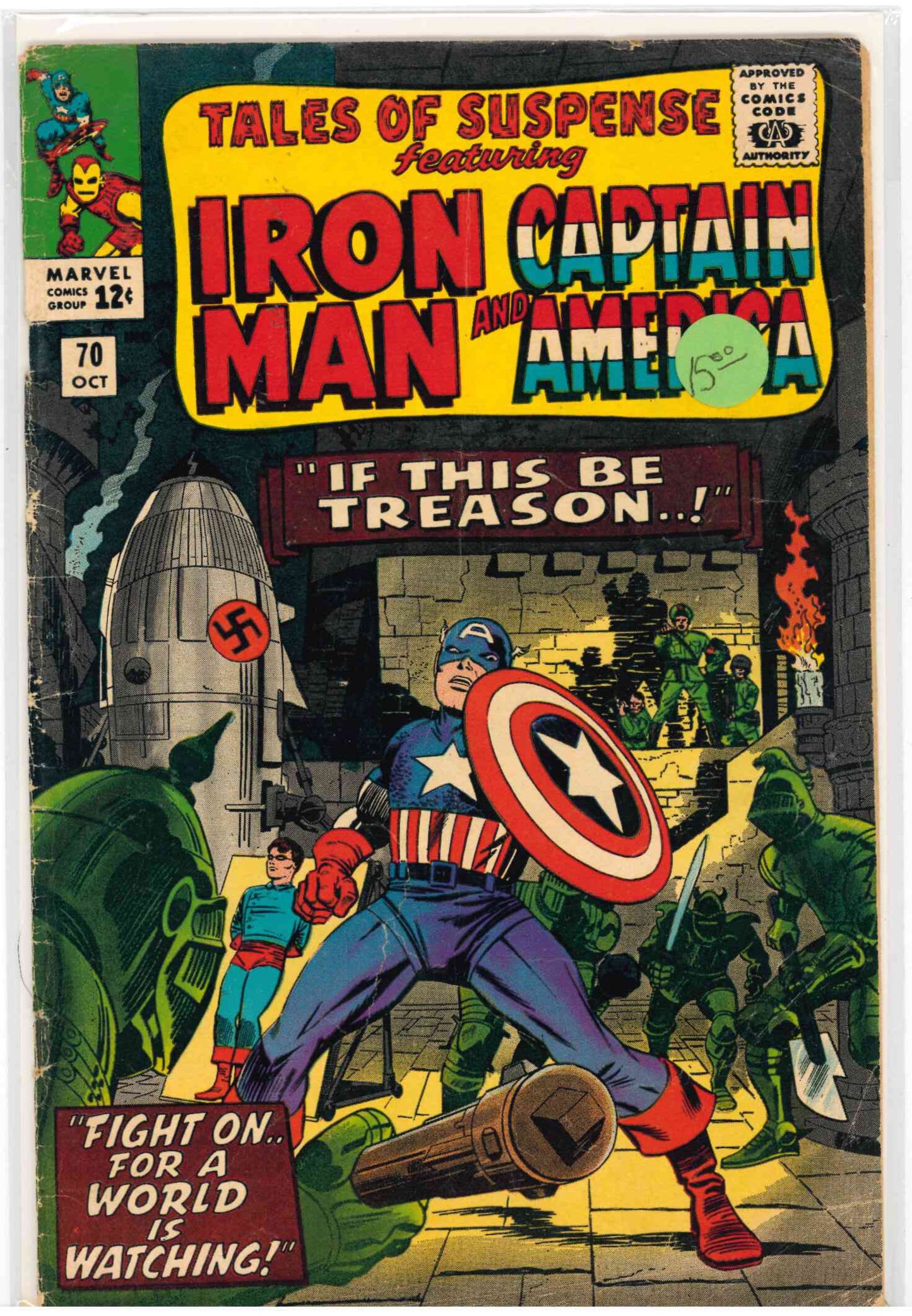 Tales of Suspense #70 feat. Iron Man & Captain America (1965)