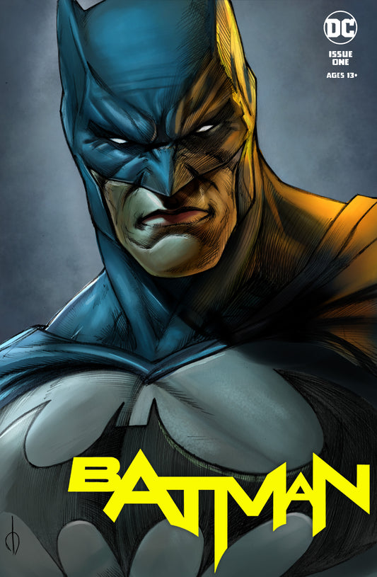 Full Color Batmant Fan Art Print - 11 x 17