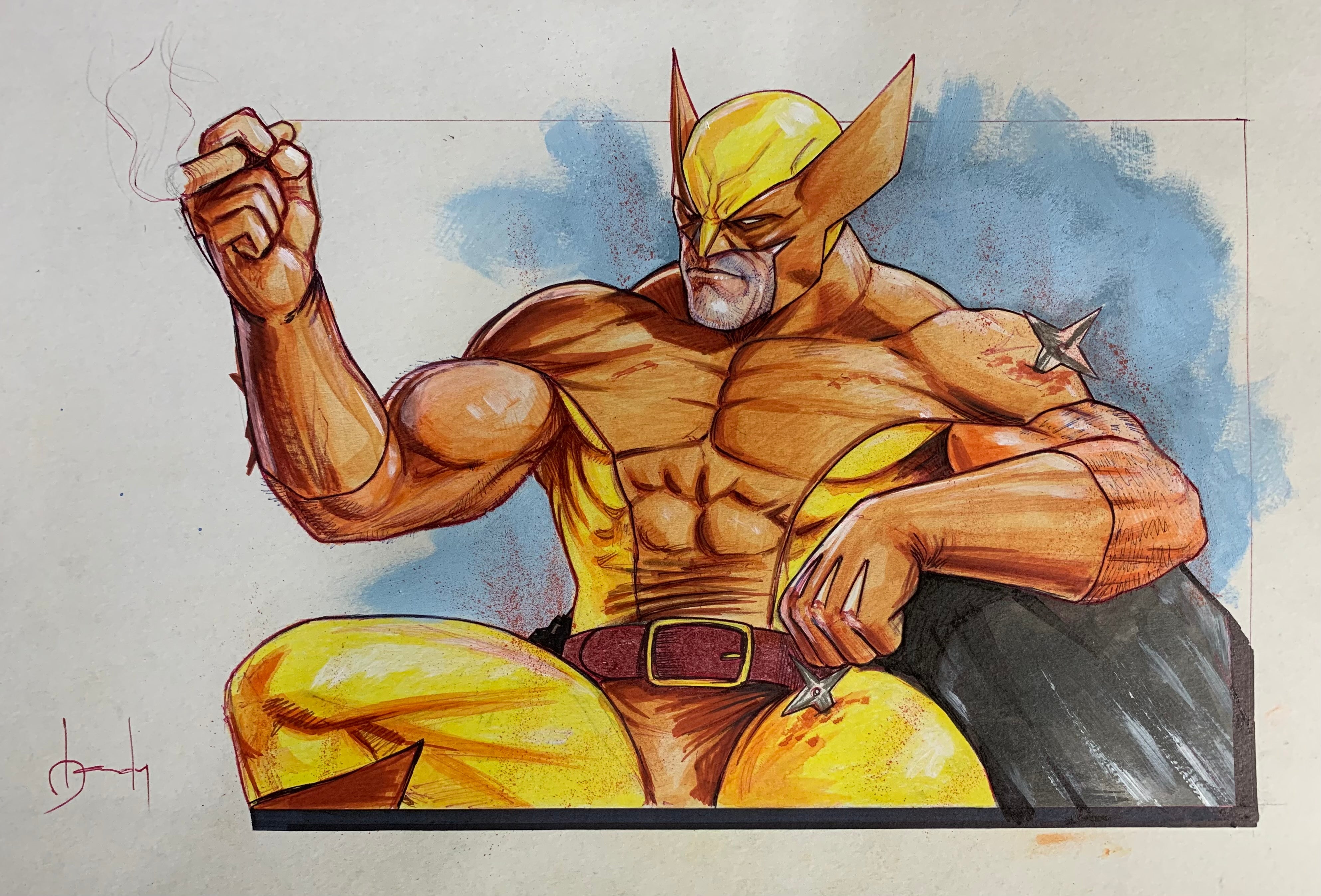 Wolverine Horizontal Print - 11 x 17 – MADD Comics!