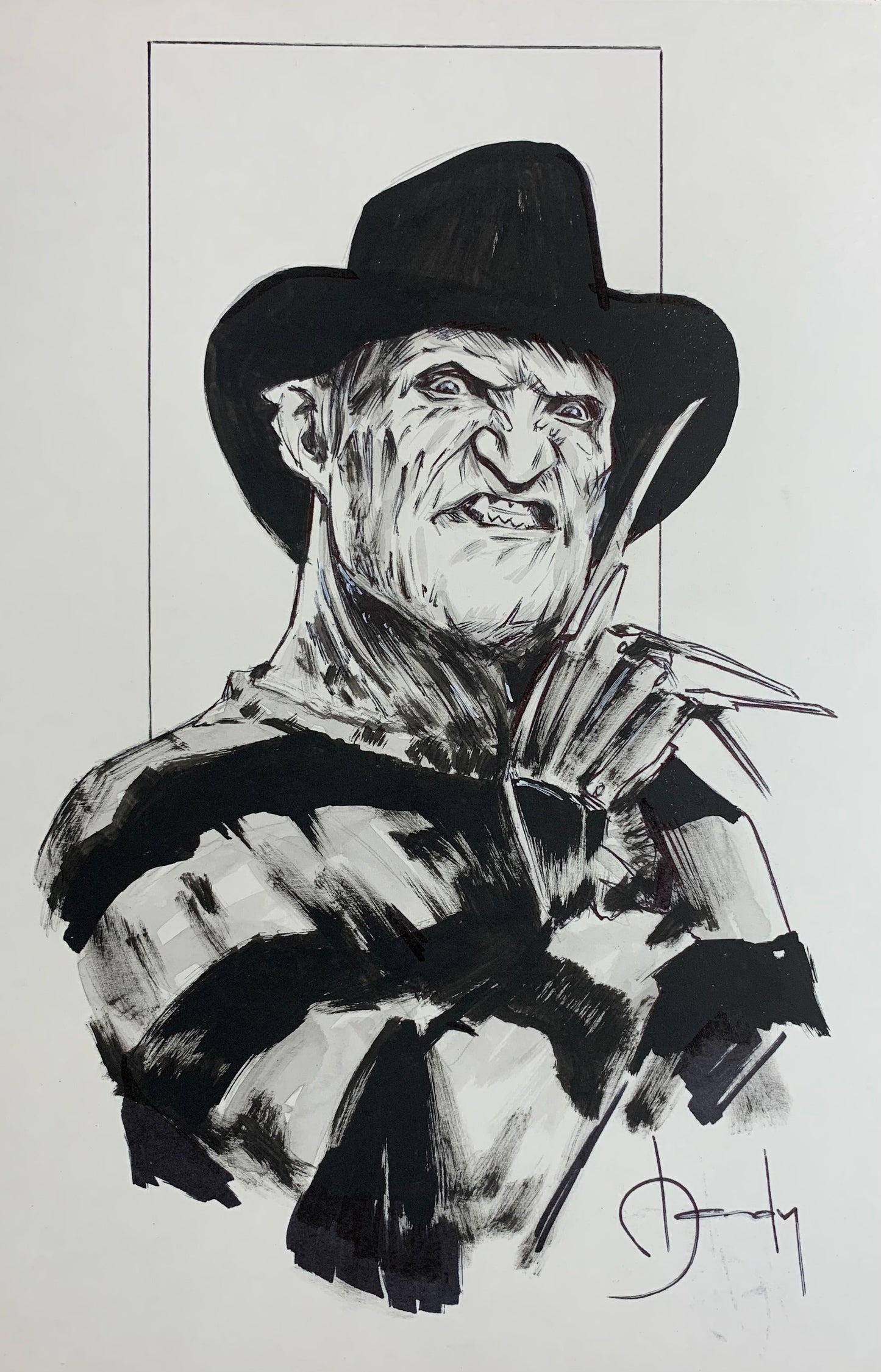 Ngithmare on Elm Street - Freddy Krueger Art Print - 11 x 17
