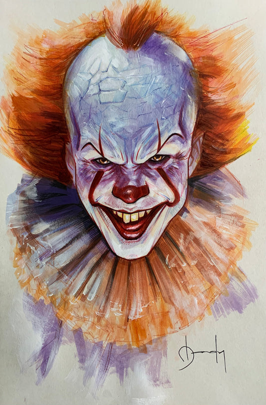 Spooky Pennywise The Dancing Clown - Print - 11 x 17