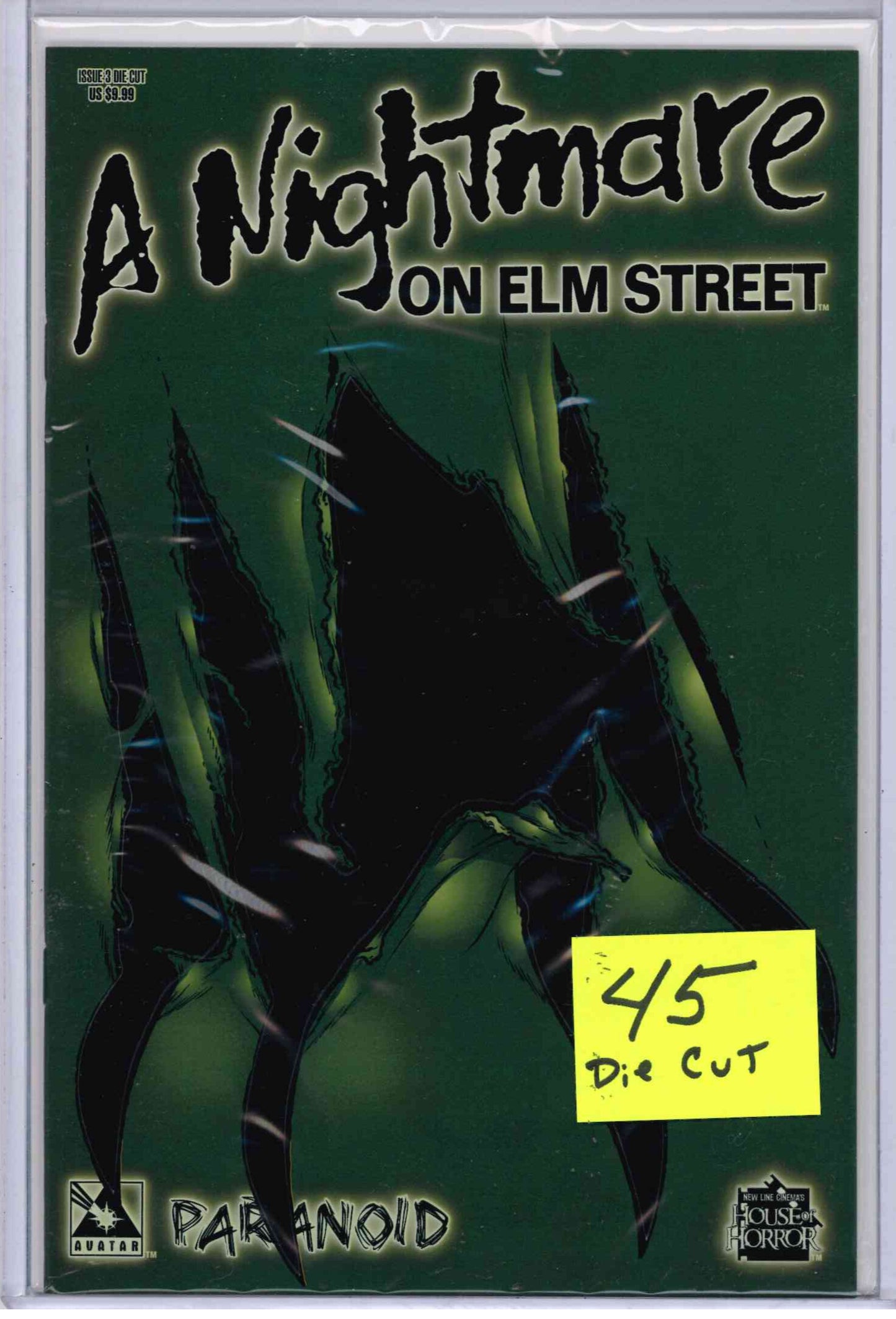 A Nightmare on Elm Street: Paranoid #3 -Die Cut Cover (2006)