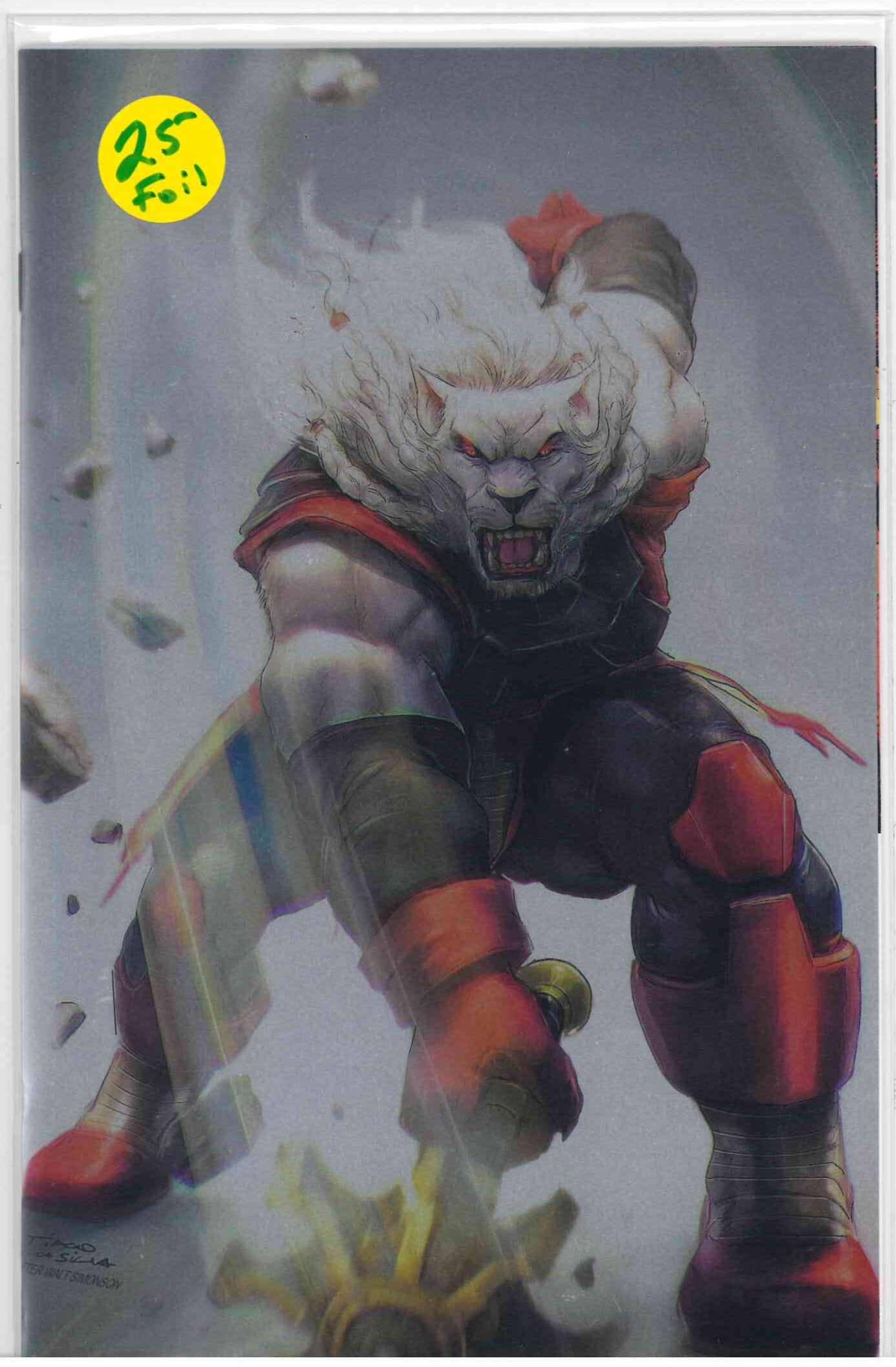 Invisible Universe: Battle Beast #1 - Tiago Da Silva Variant B Virgin Foil - LTD 2000 - Thor #337 Homage