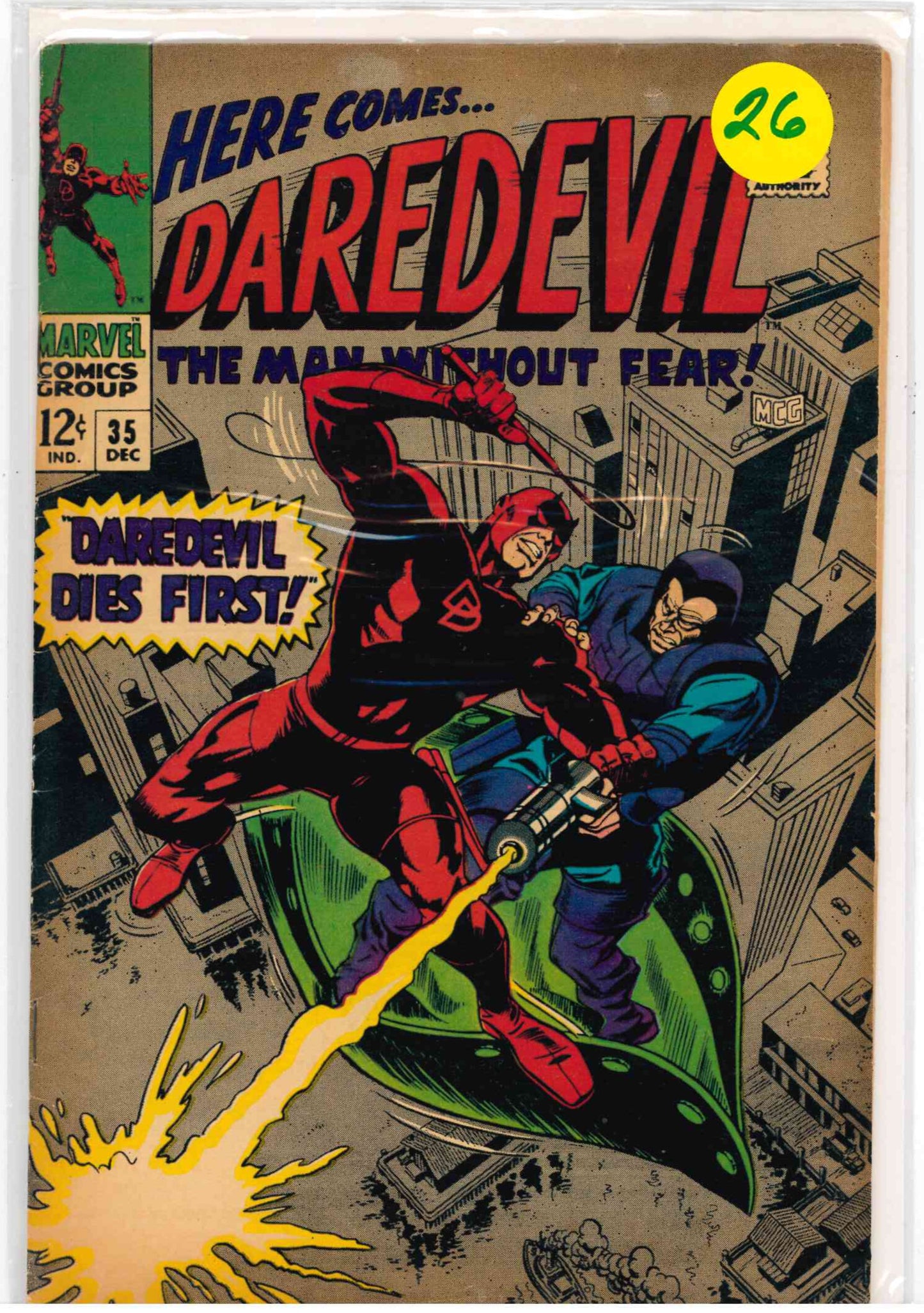 Daredevil #35 (Vol. 1, 1967) Mavel Comics
