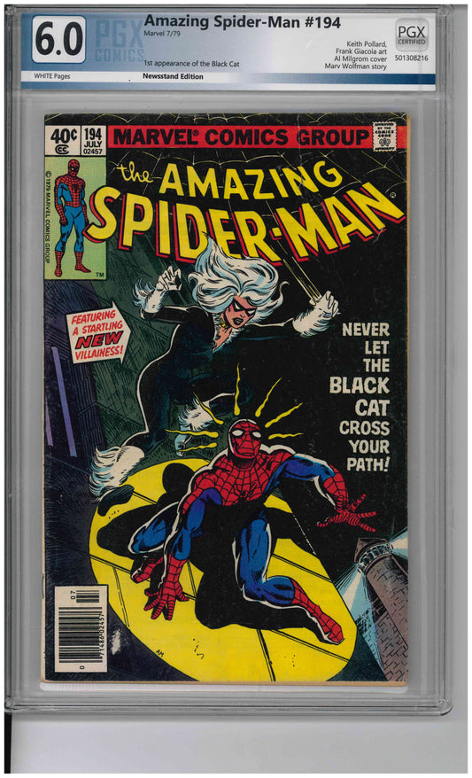 Amazing Spider-Man #194 - First Appearance of Black Cat!