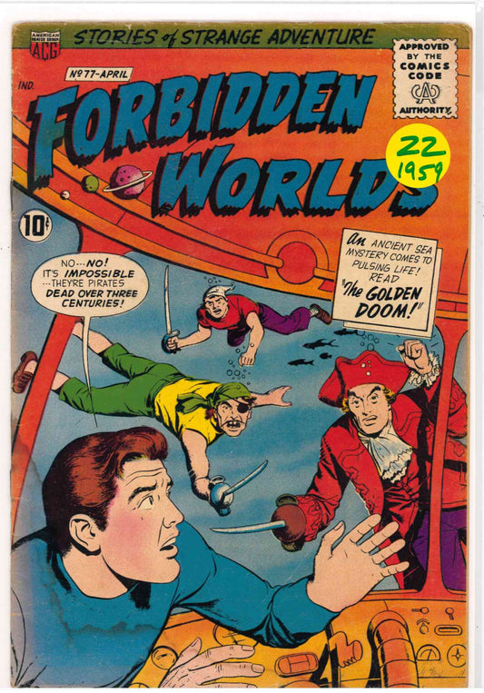 Forbidden Worlds #77 (April 1959)