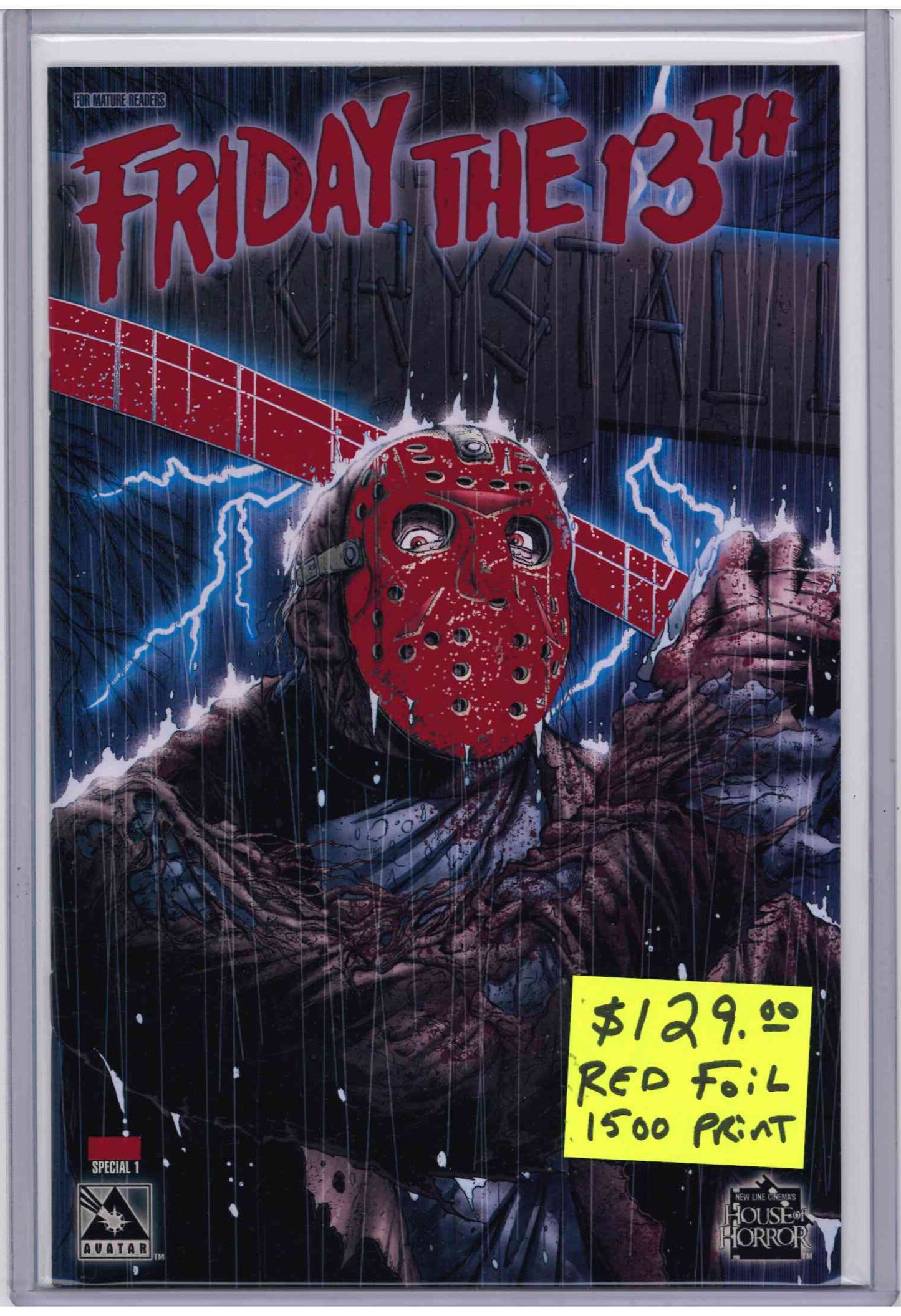 Friday the 13th Special #1 - Blood Red Convention Foil 1/1500 w/COA
