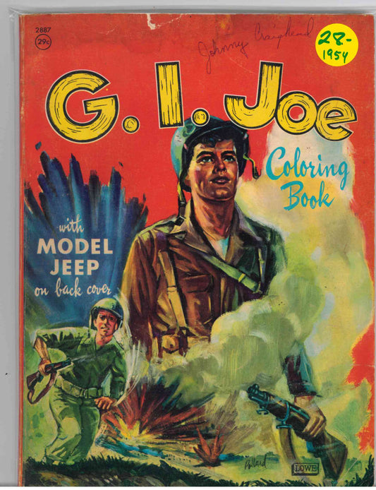 GI Joe - Coloring Book - (1954)