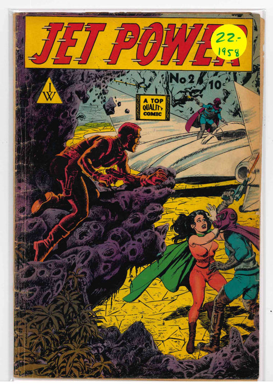 Jet Power #2 (1958) Super Comics - Golden Age Sci-Fi