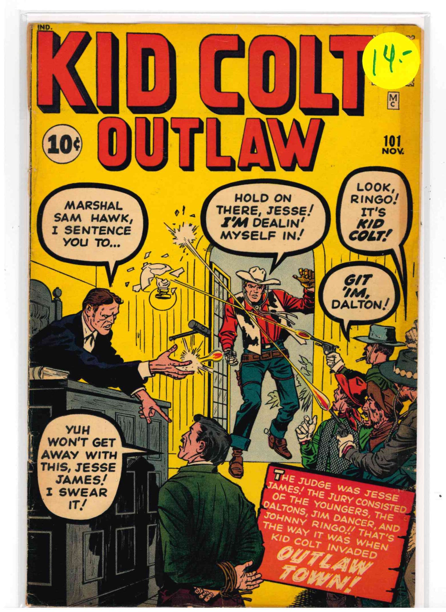 Kid Colt: Outlaw #101 (Marvel, Nov. 1961)