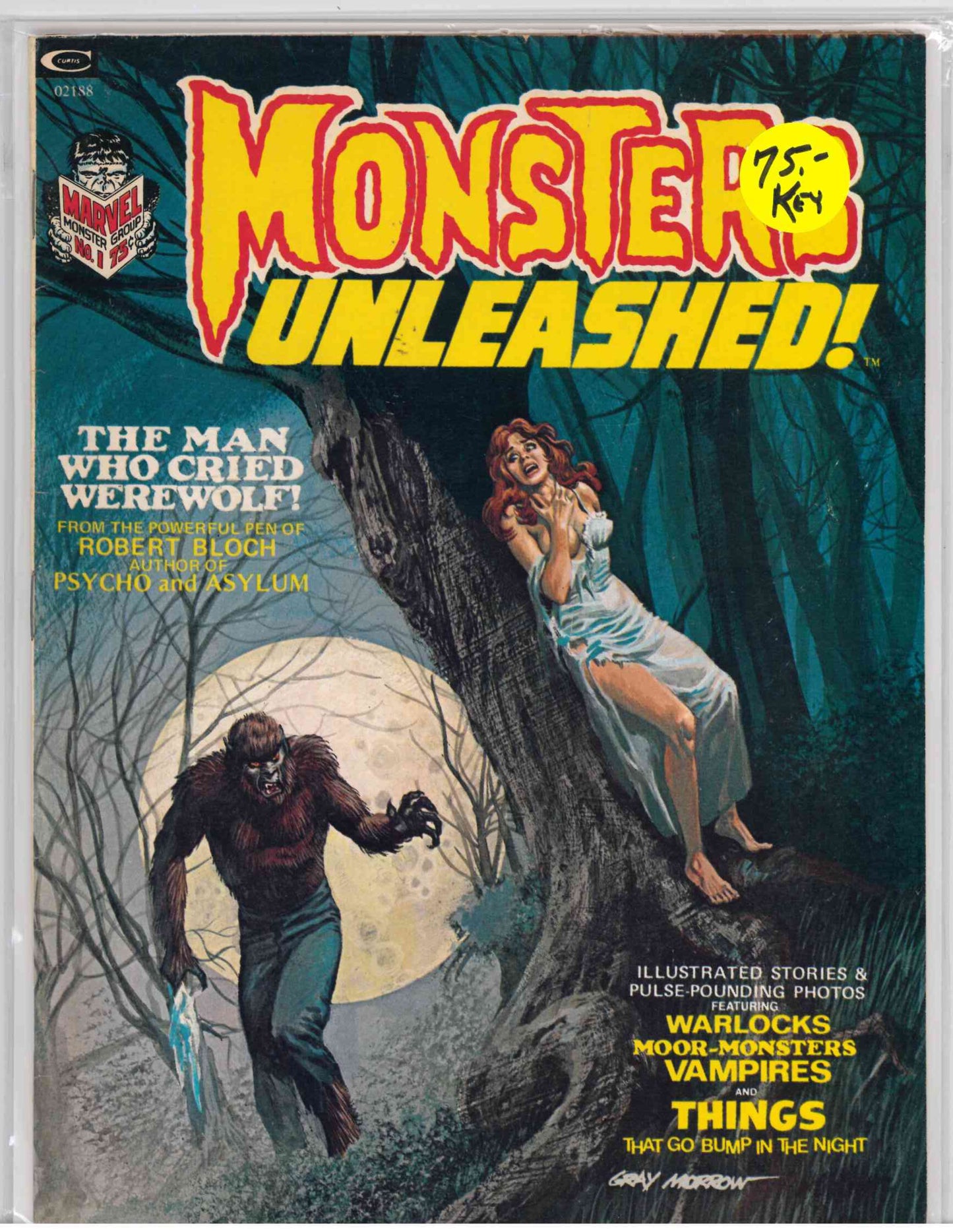 Monsters Unleashed #1 (1973) Marvel Comics - 1st Soloman Kane!