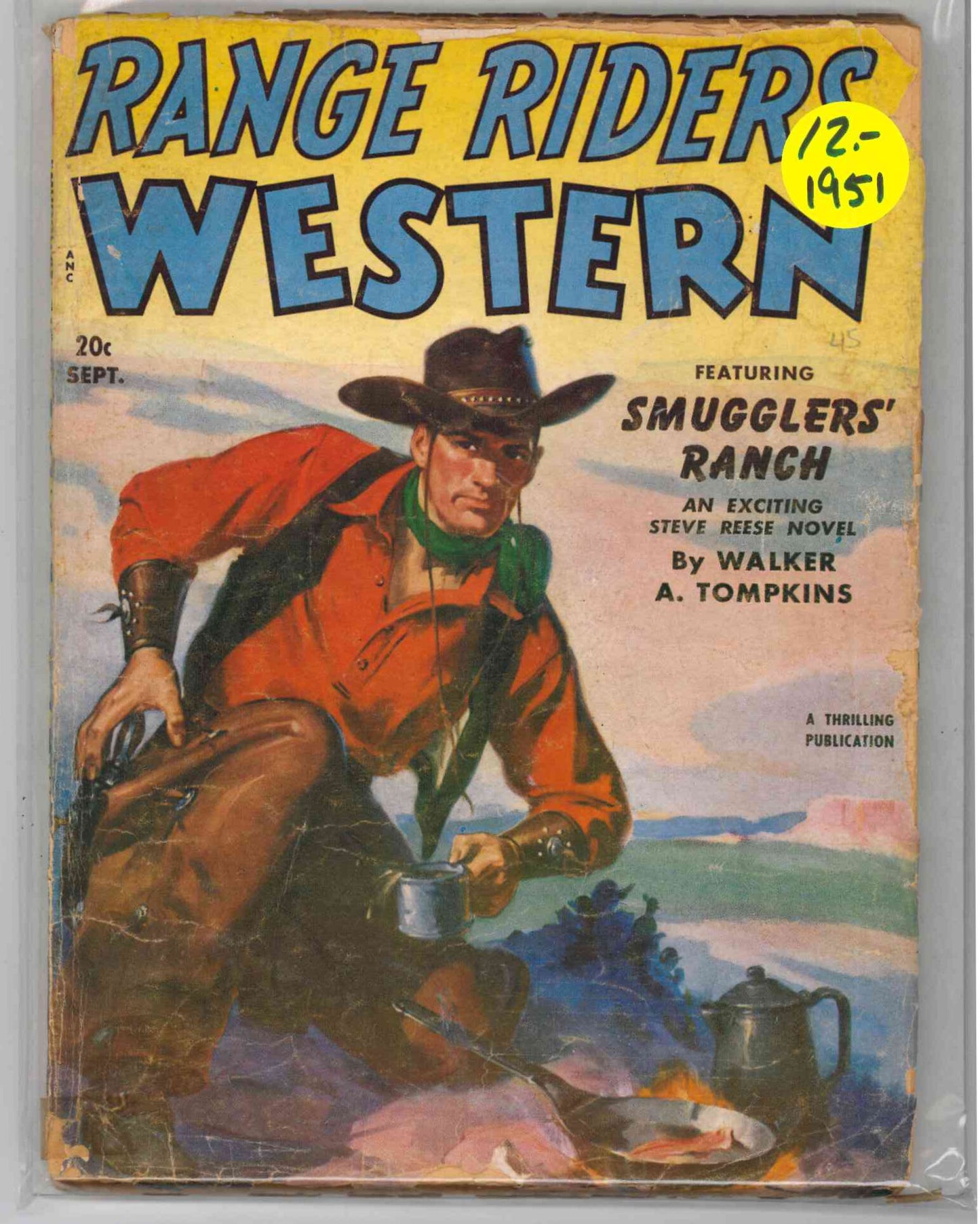 Range Riders Western (Vol. 25, No. 1) Sept 1951