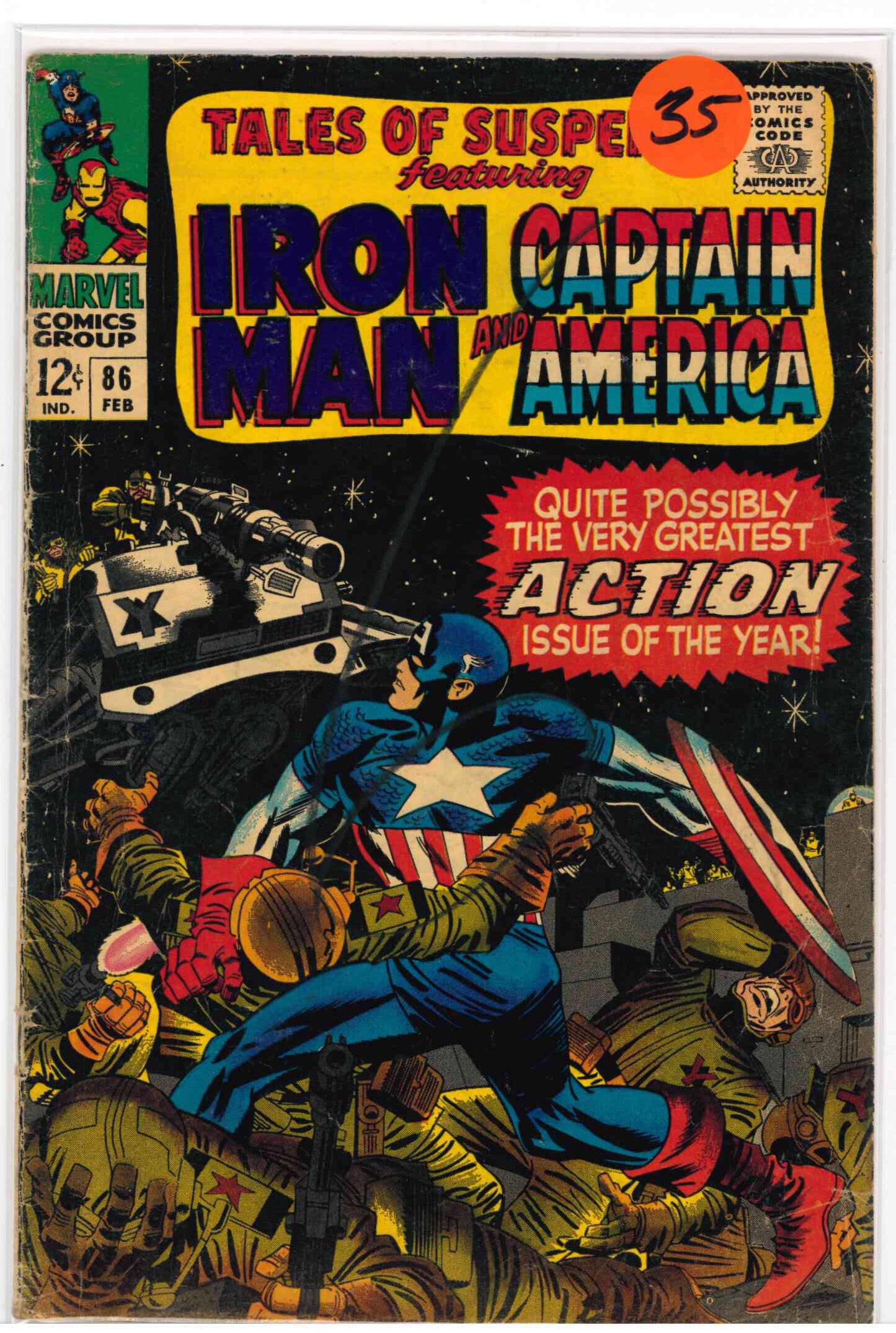 Tales of Suspense #86 feat. Iron Man & Captain America (1967)