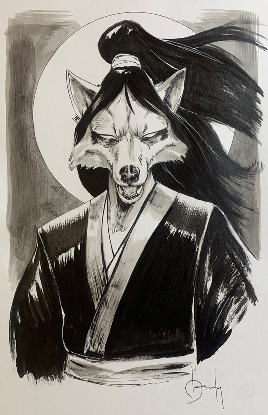 Jei the wolf Fan Art Print - 11 x 17