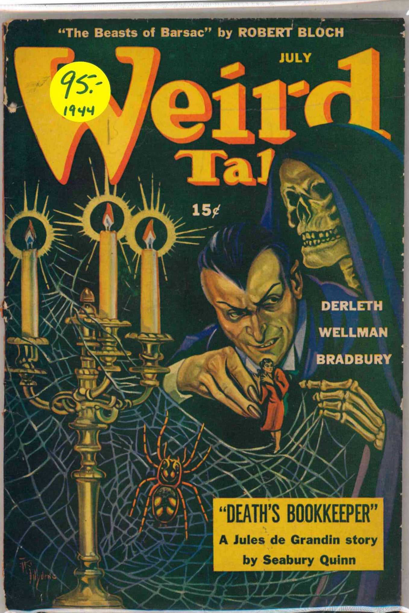 Weird Tales Vol. 37, Issue #6 (July 1944)