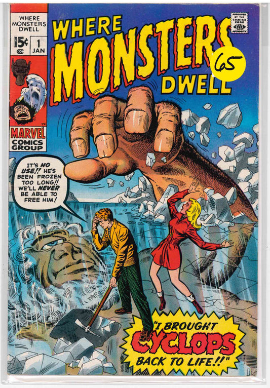 Where Monsters Dwell #1 (1970, Marvel Silver Age)