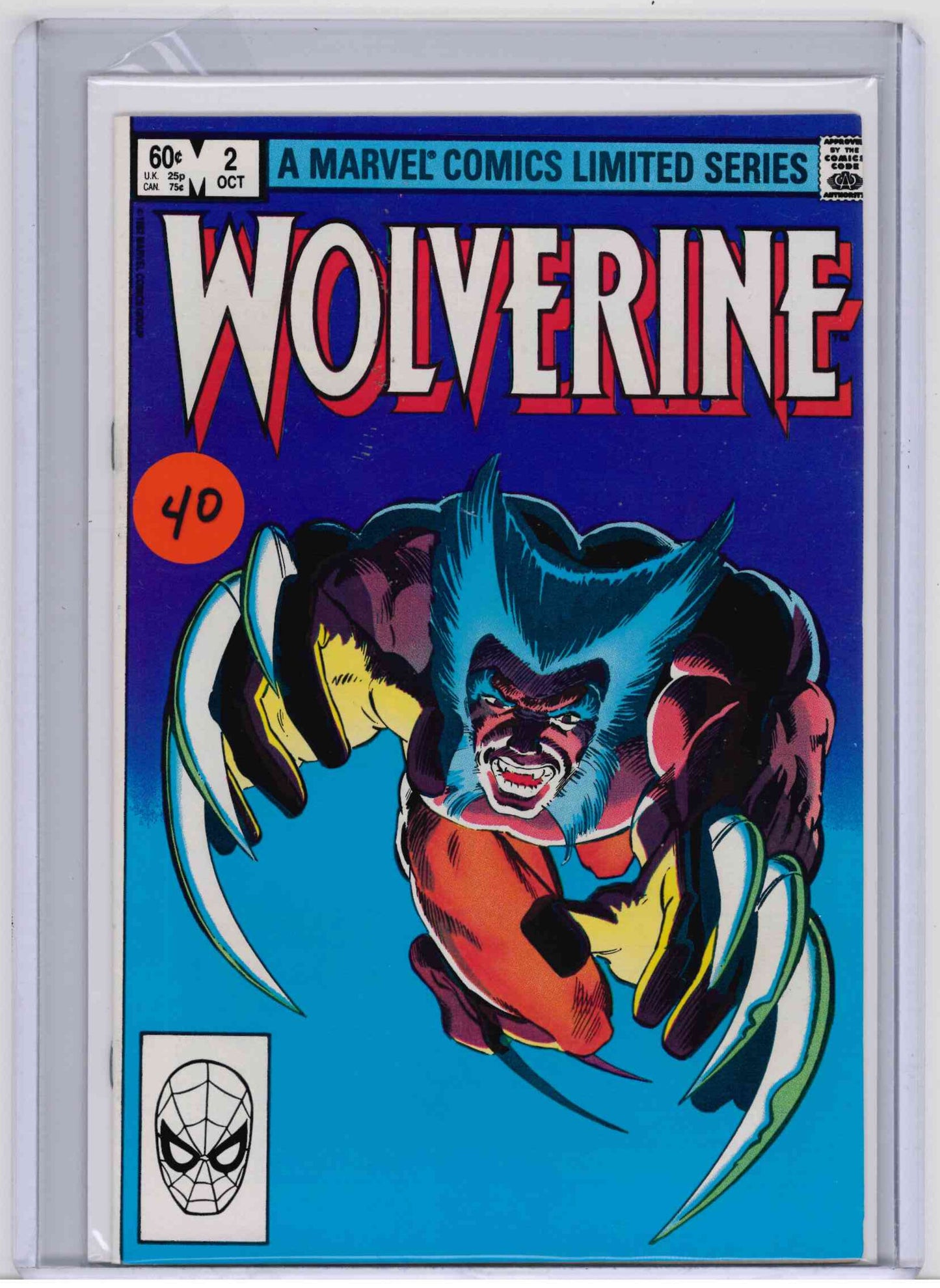 Wolverine #2 - Mini Series - (Oct 1982) Frank Miller